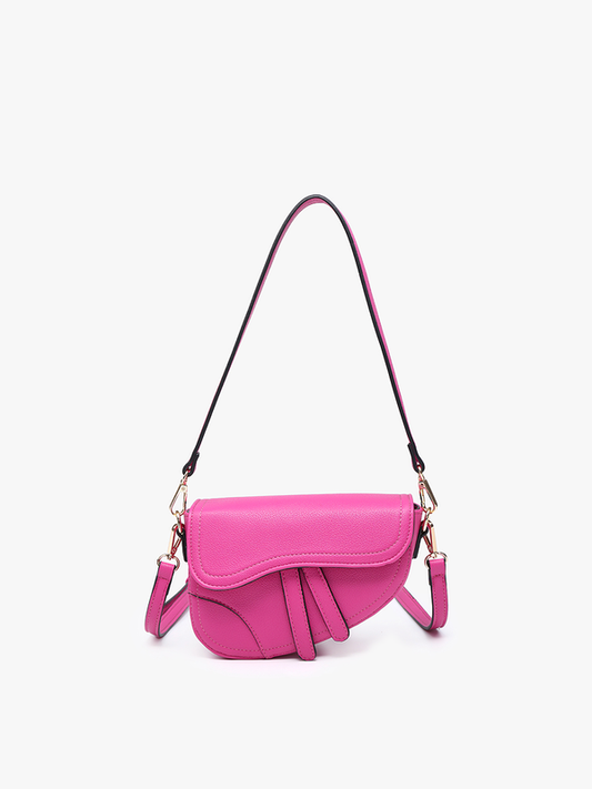 Marisol Asymmetrical Crossbody/Saddle Bag