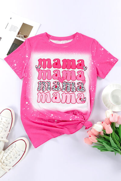 MAMA Round Neck Short Sleeve T-Shirt – Hi Love Bye Love